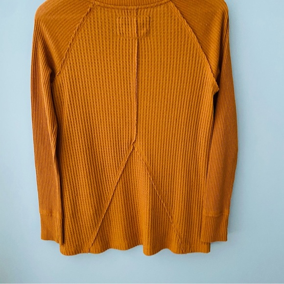Maeve by Anthro. V-Neck Long Sleeve Top Burnt Orange Sz XS - Picture 9 of 9
